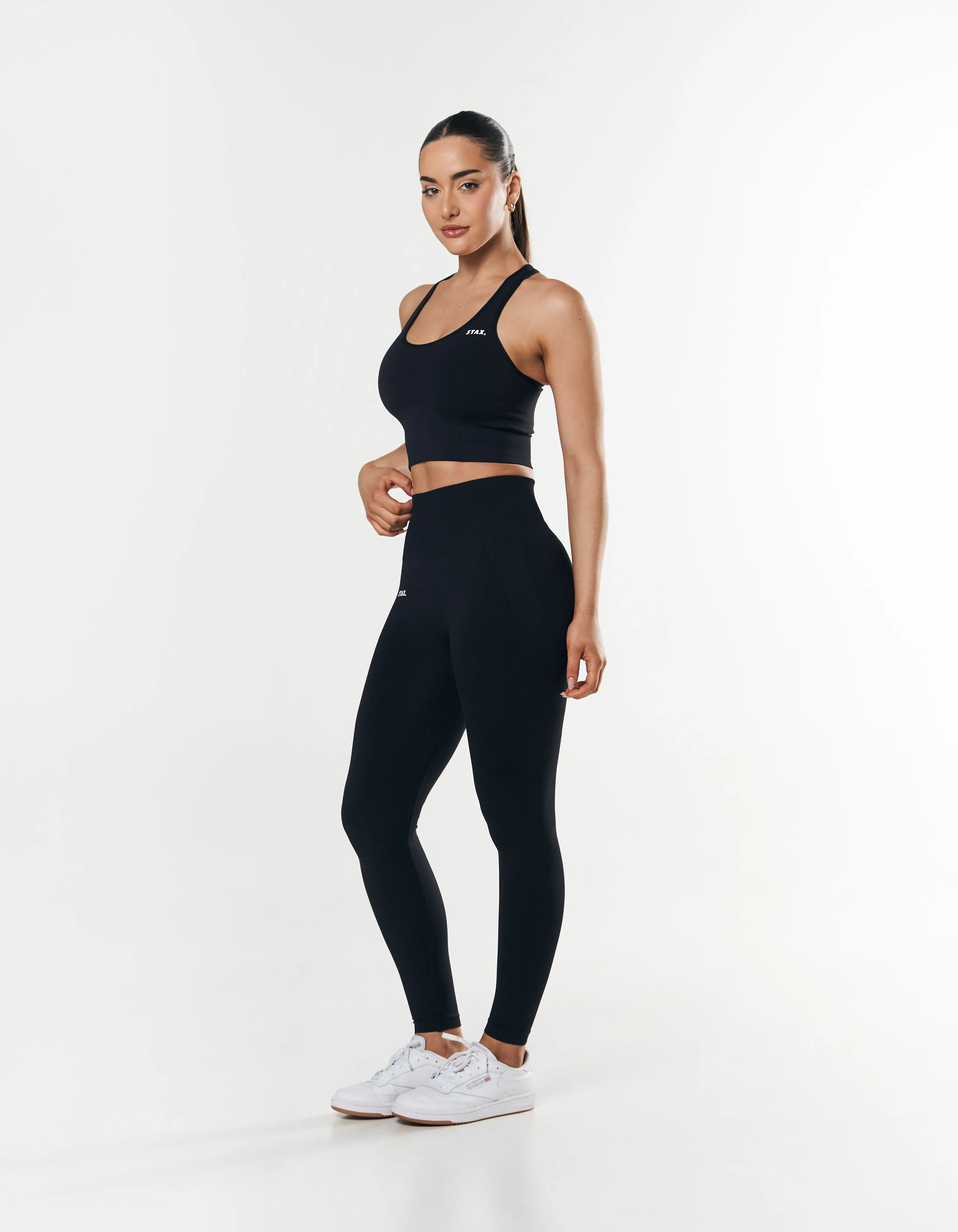 Premium Seamless Racer Crop - Astro