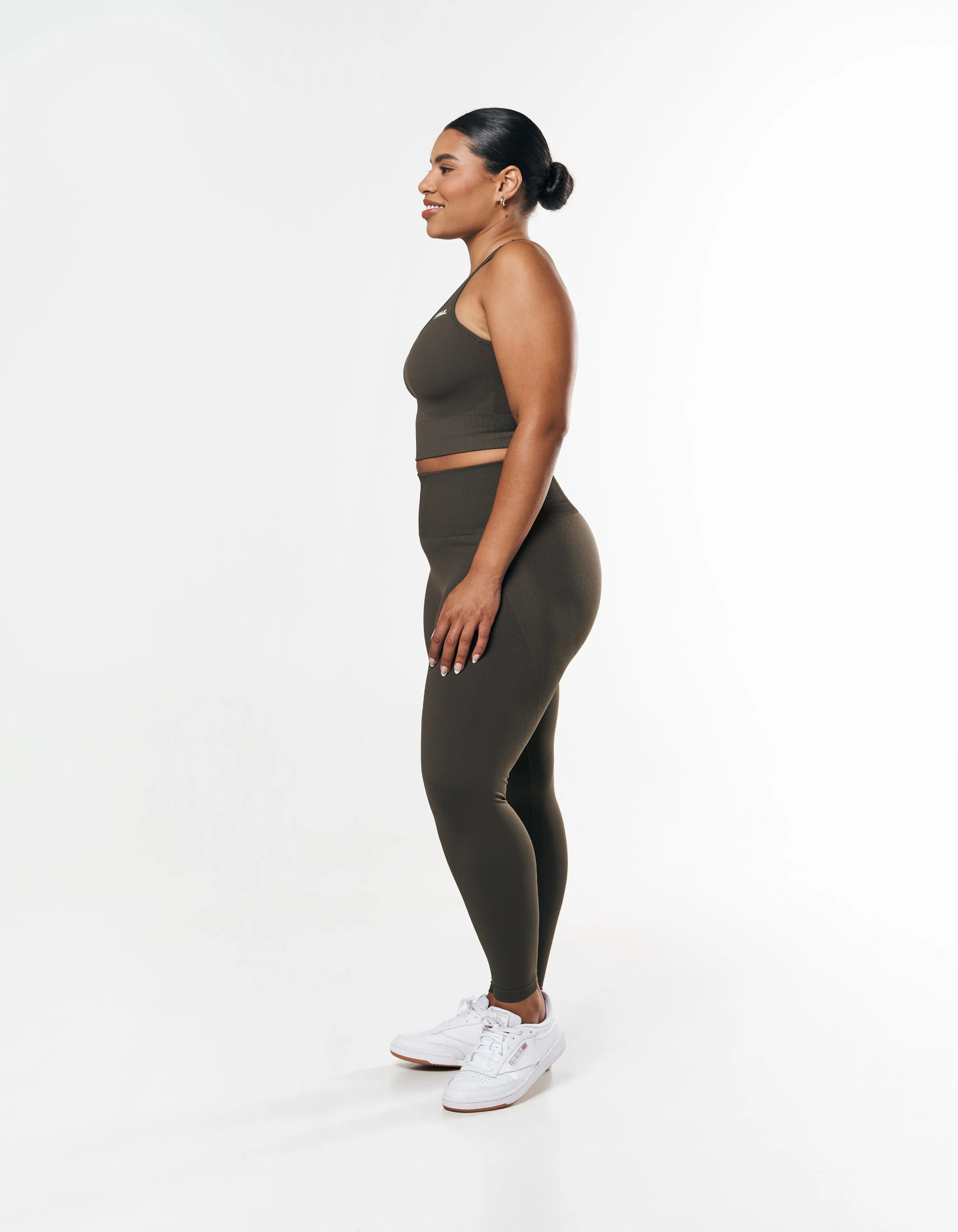 Premium Seamless Racer Crop - Dovetail