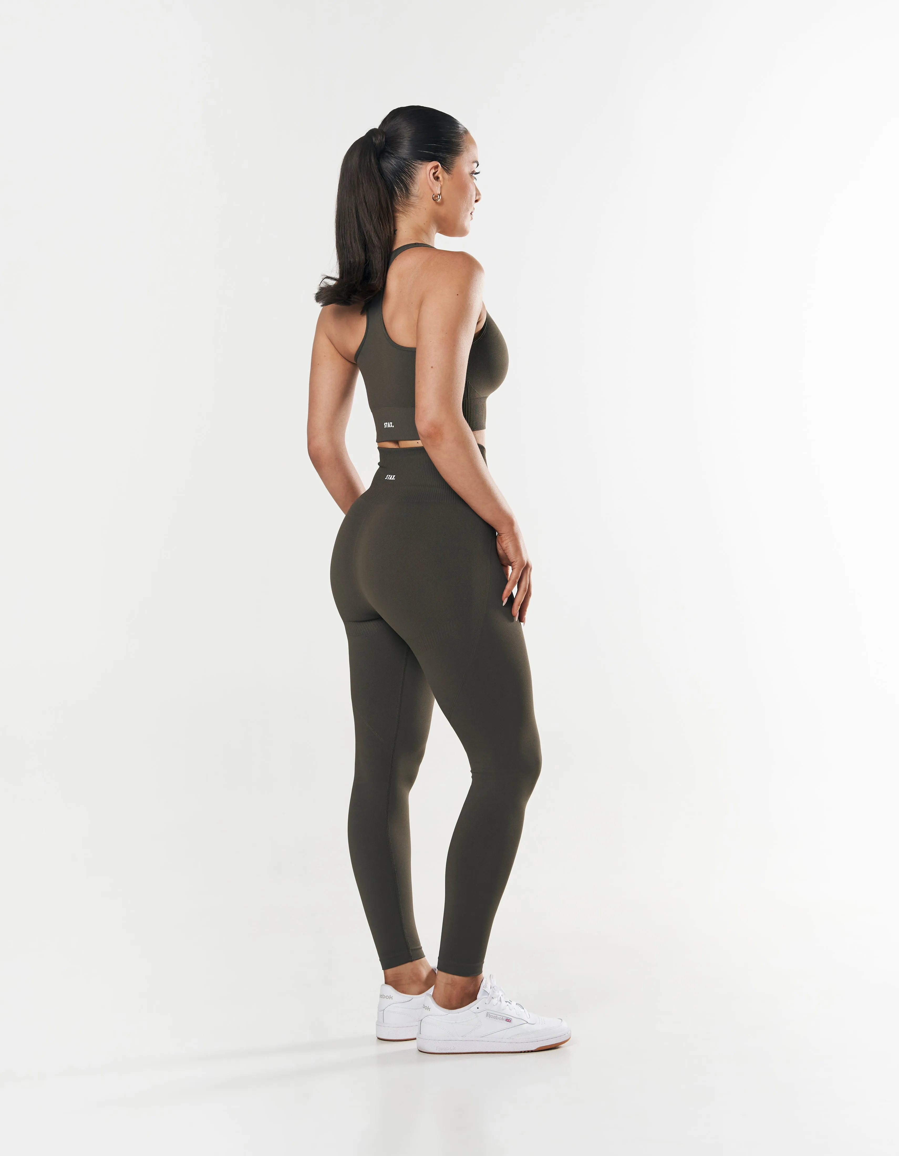 Premium Seamless Racer Crop - Dovetail