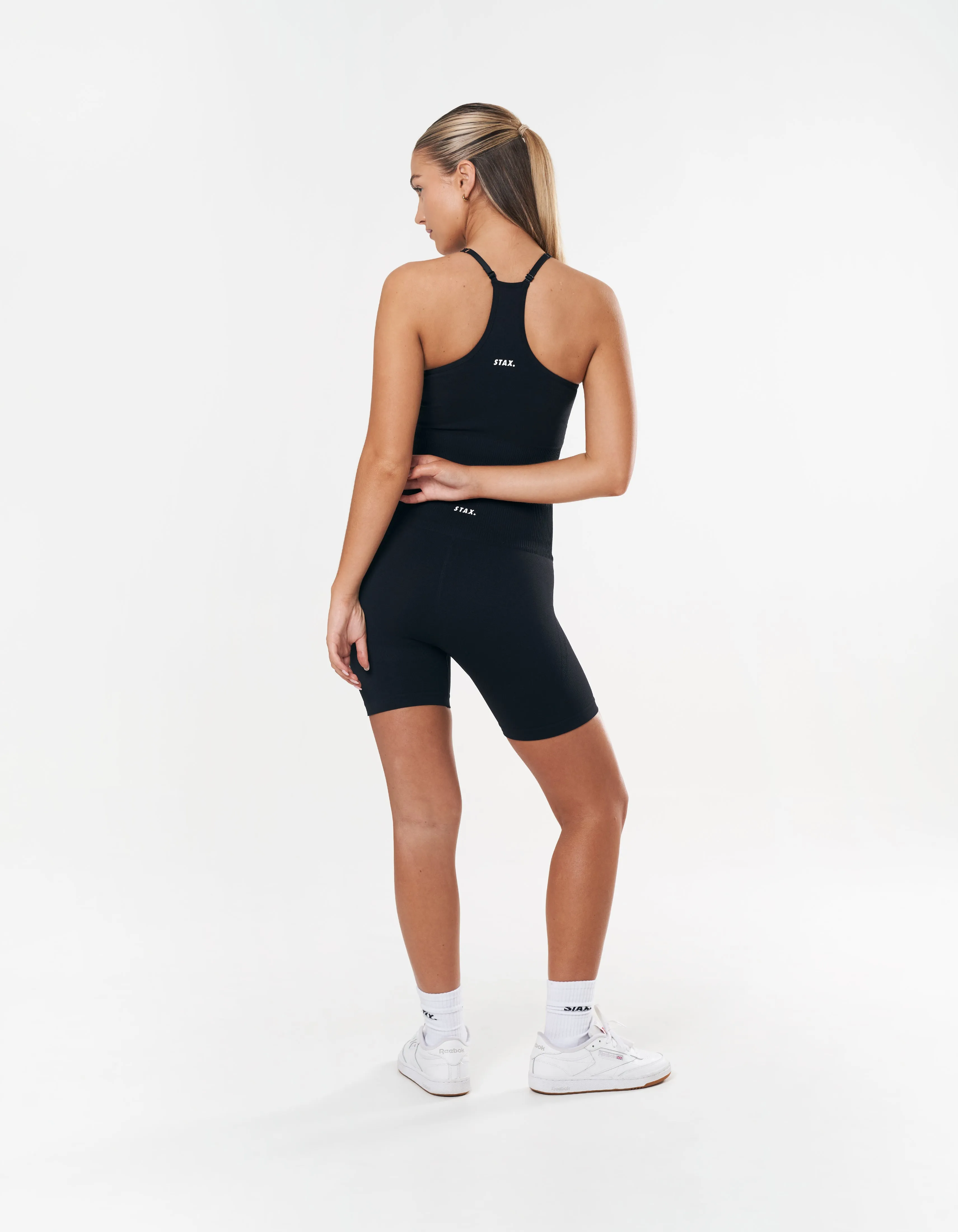 Premium Seamless Strappy Crop - Astro