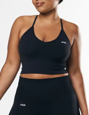 Premium Seamless Strappy Crop - Astro