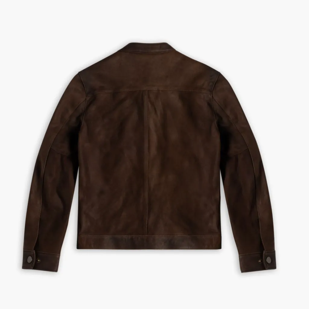 Racer Jacket | Tobacco (Brass Hardware)