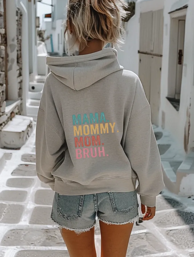 RAINBOW ALL MAMAS HOODIE - GREY