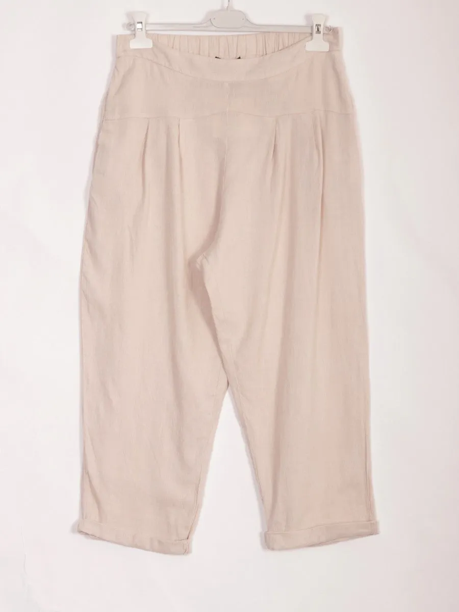 Relaxed Fit Linen Blend Pant 10-16