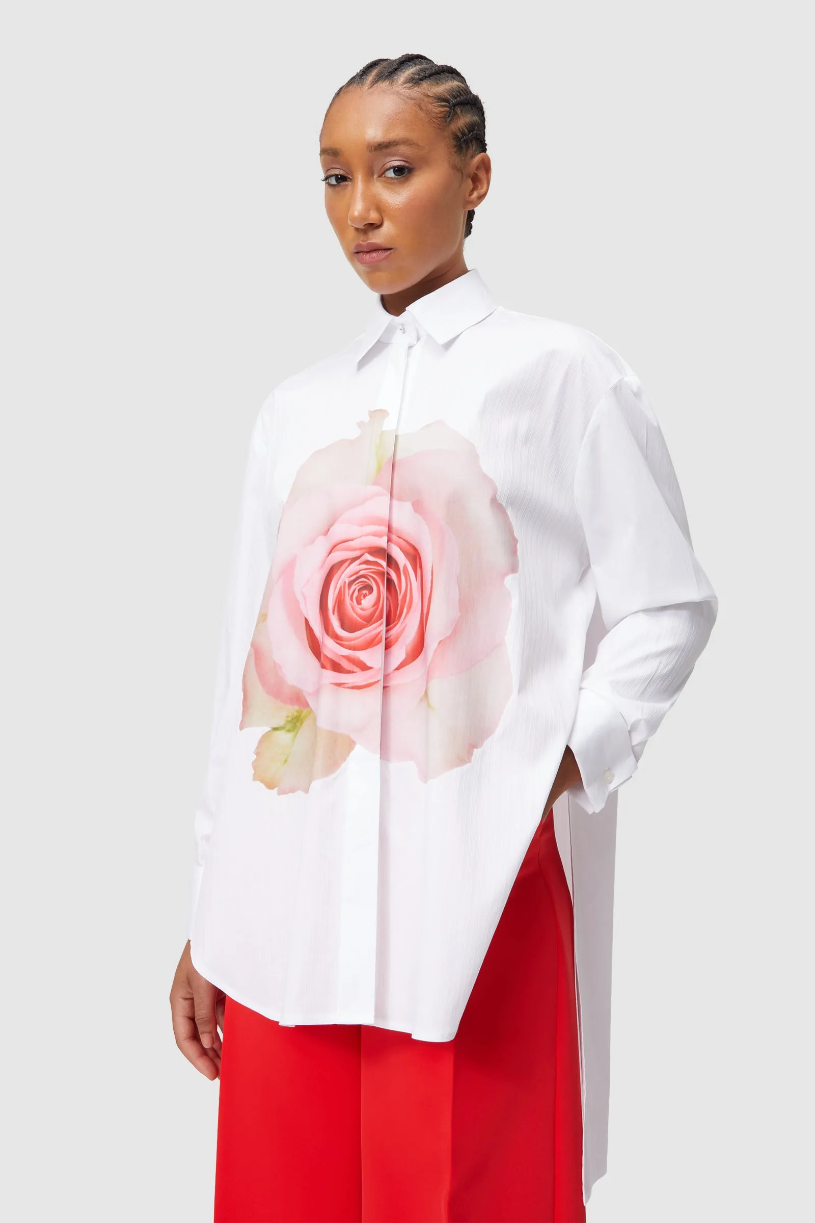 ROSE PRINTED SHIRT