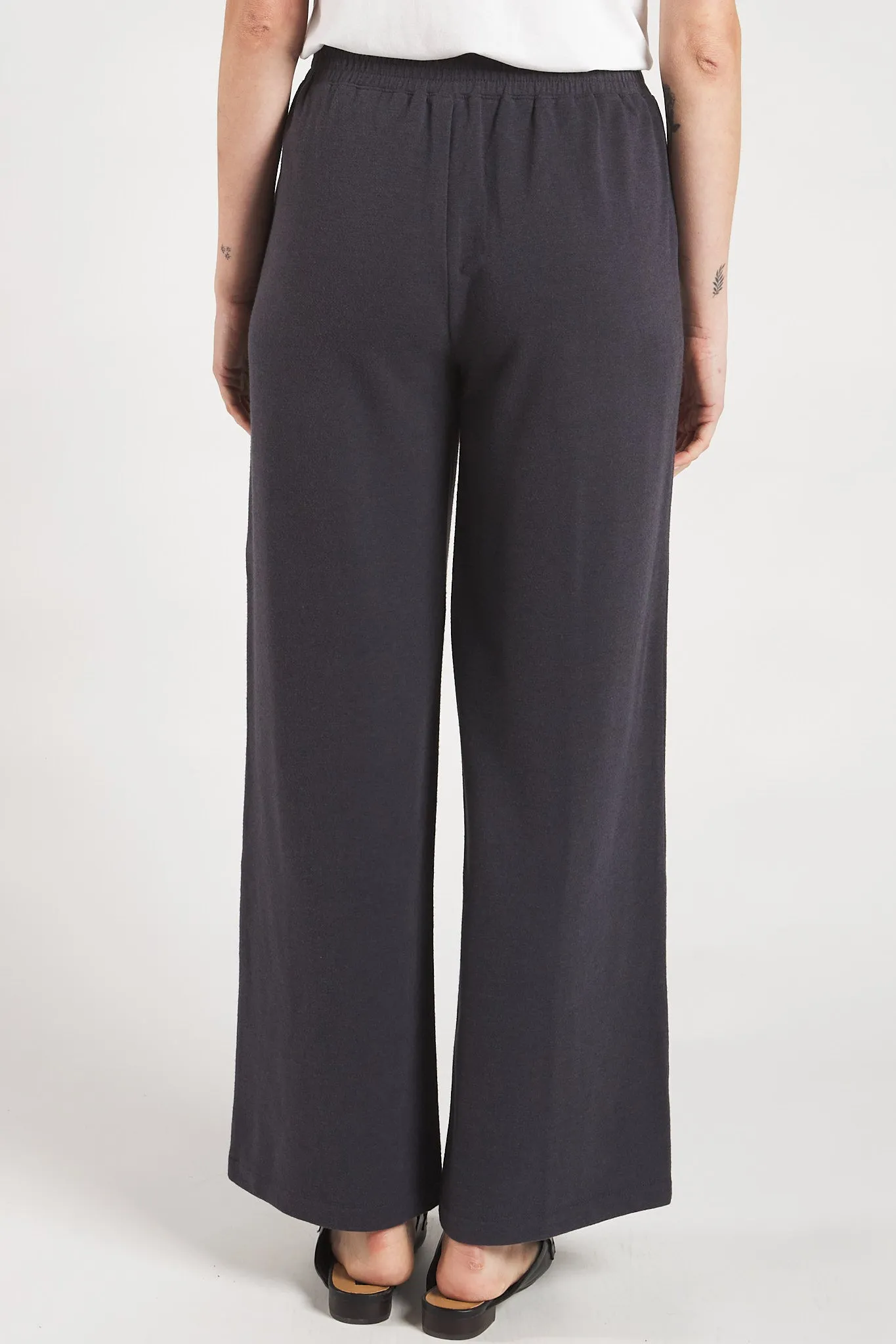 Samira Bamboo Wide Leg Pant - Slate Grey