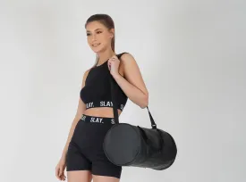 SLAY. Women's Activewear Black Crop Top