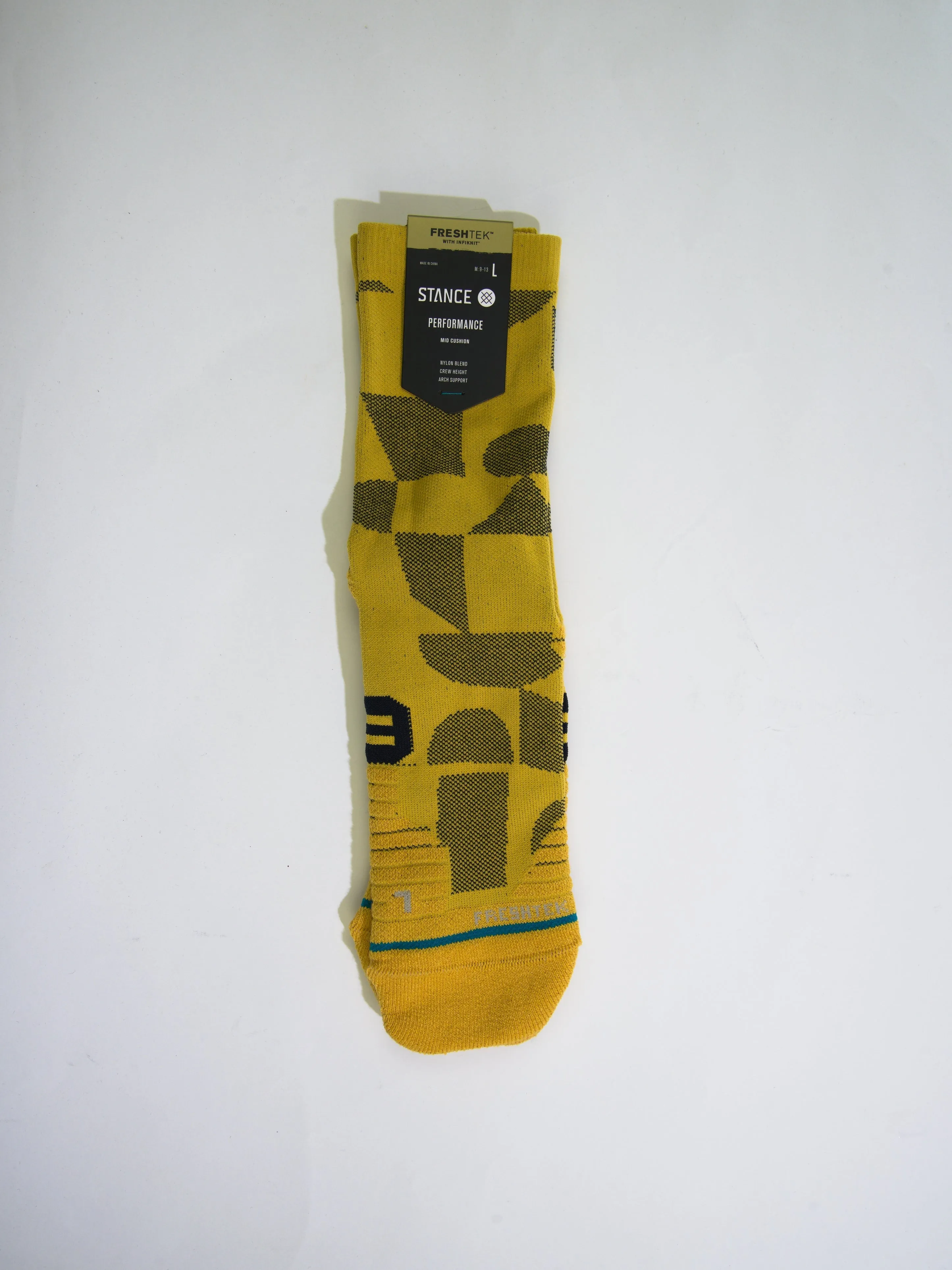 Stance - Cut It Out - Black - Crew Height Infiknit Performance Socks