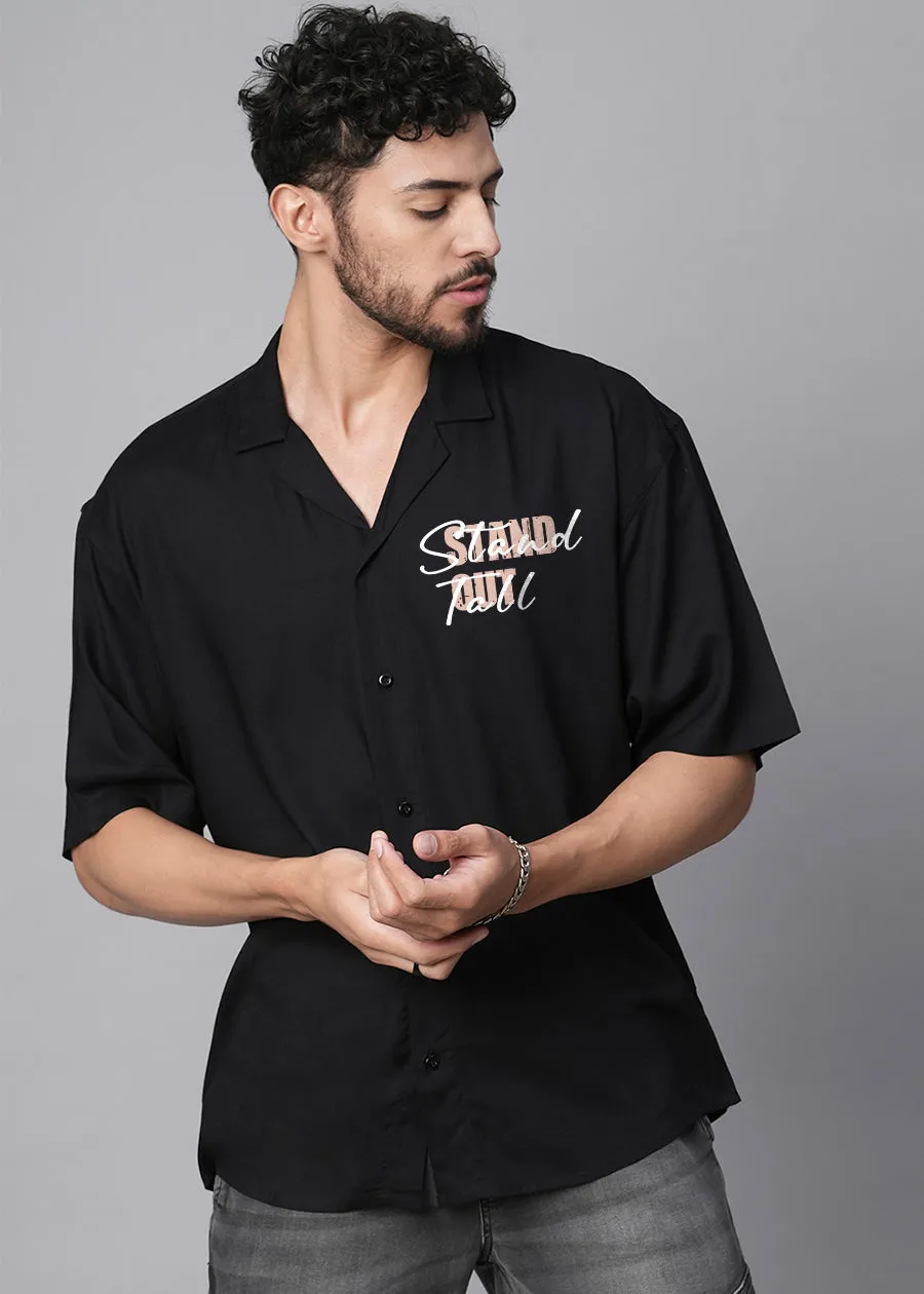 Stand Out Mens Fluidic Oversized Shirt