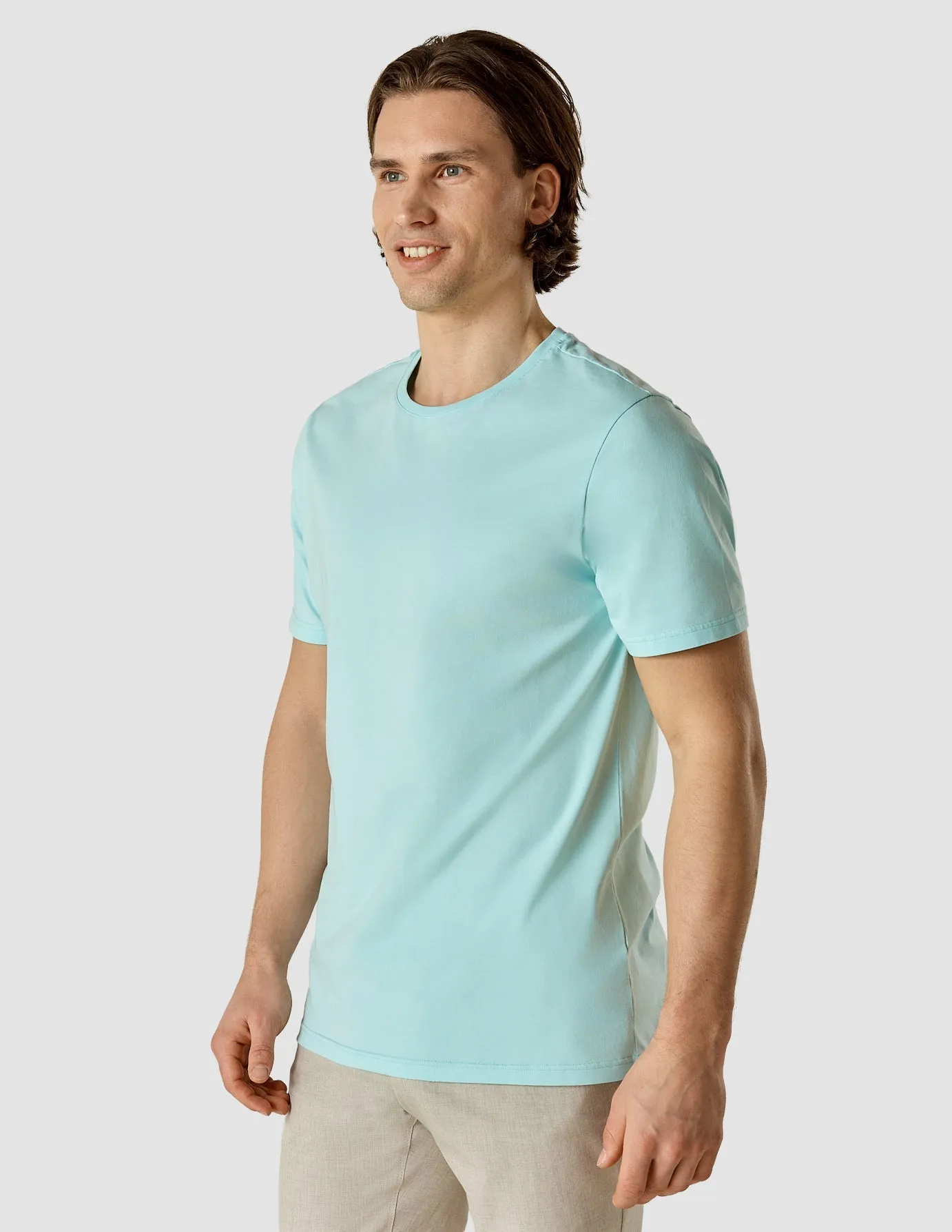 Supima T-shirt Aqua