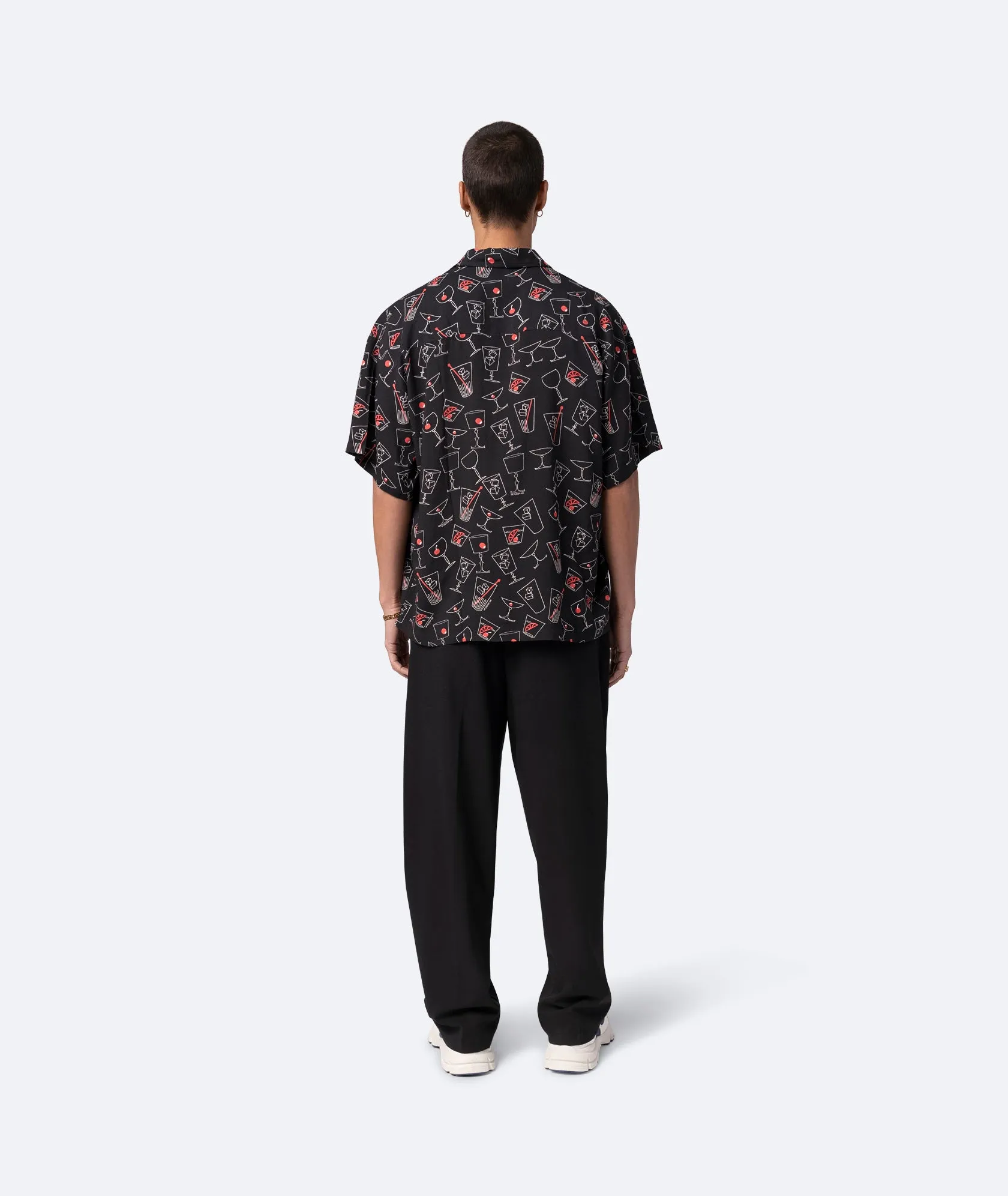 Viscose  Shirt Cocktails - Black