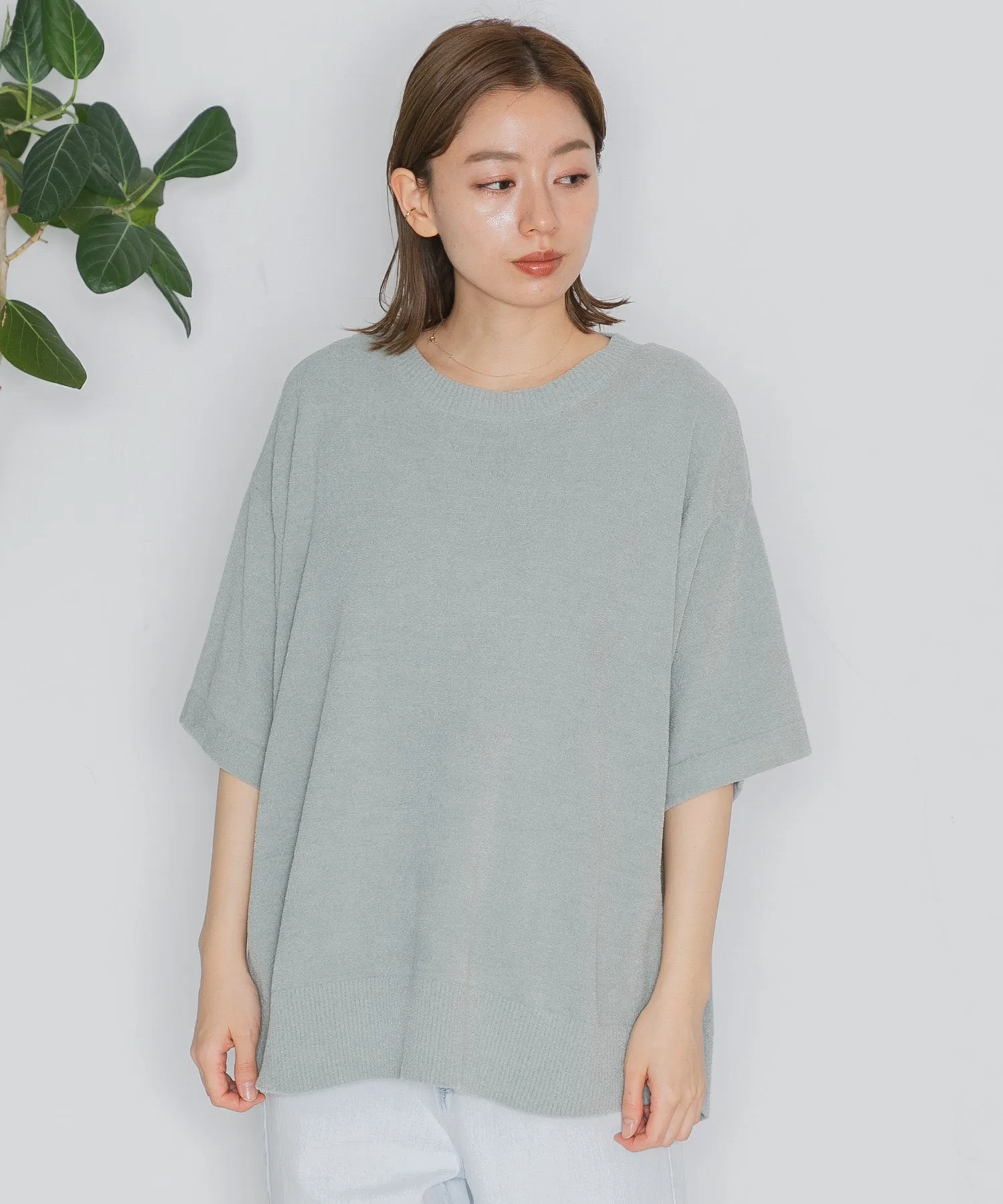 【WOMEN】nestwell WREN - TAIL CUT RELAXED TEE -