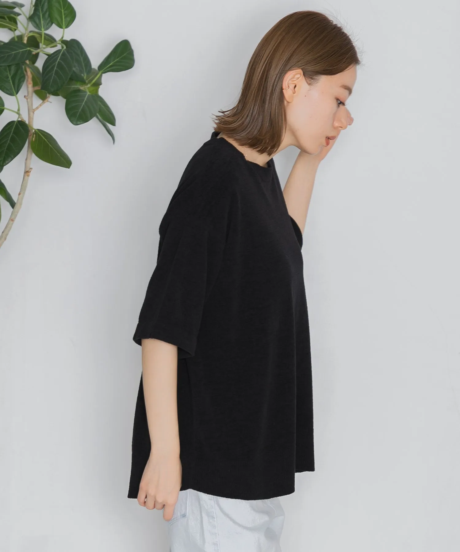 【WOMEN】nestwell WREN - TAIL CUT RELAXED TEE -