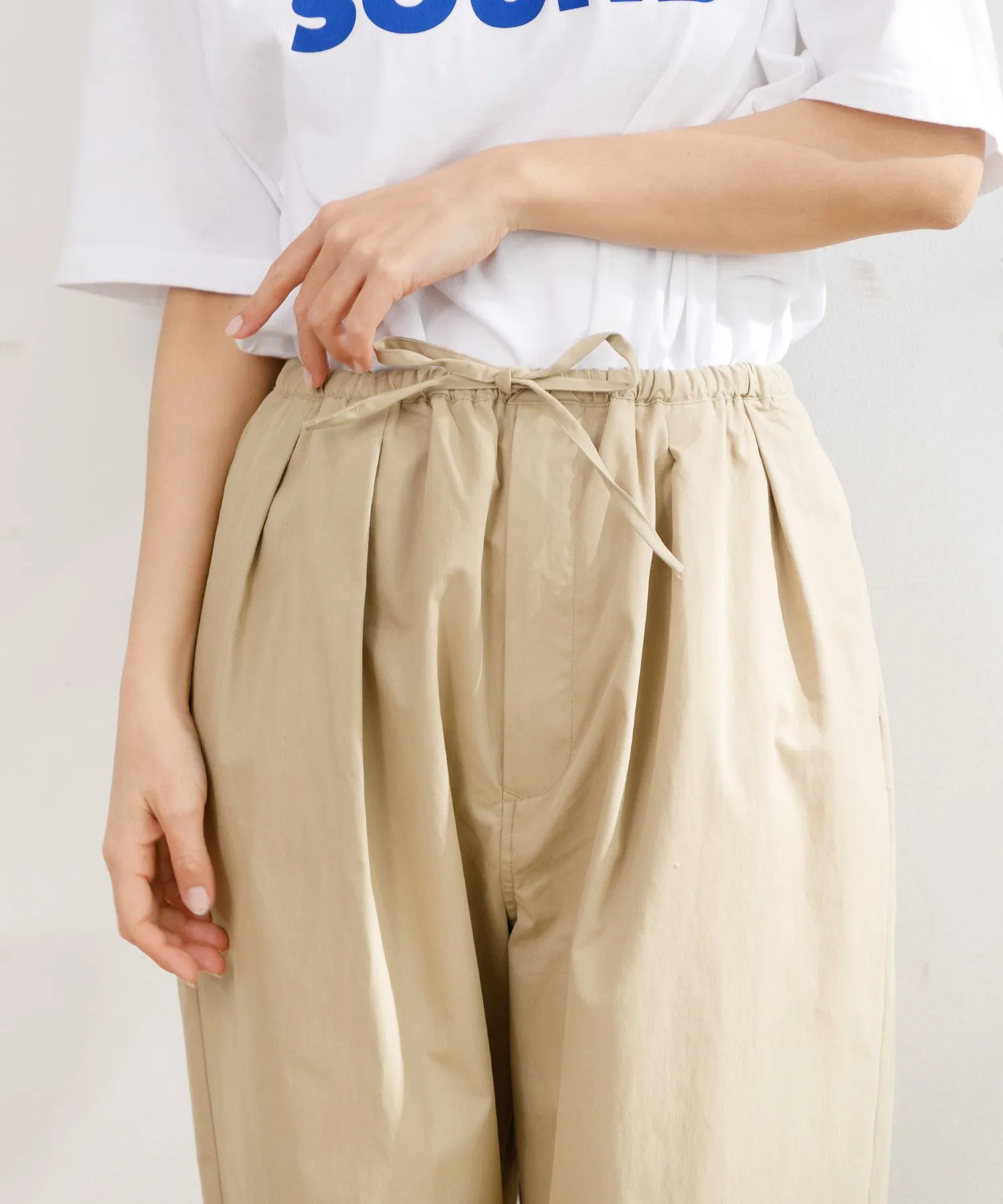 【WOMEN】ORCIVAL WIDE EASY PANTS