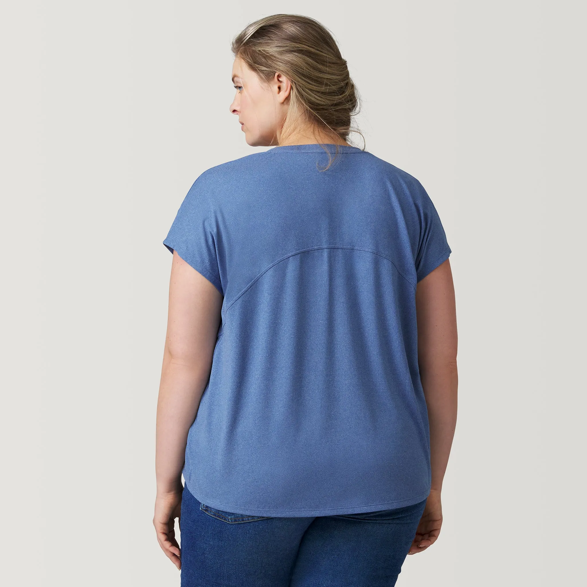 Women's Plus Size Microtech Chill B Cool Tee