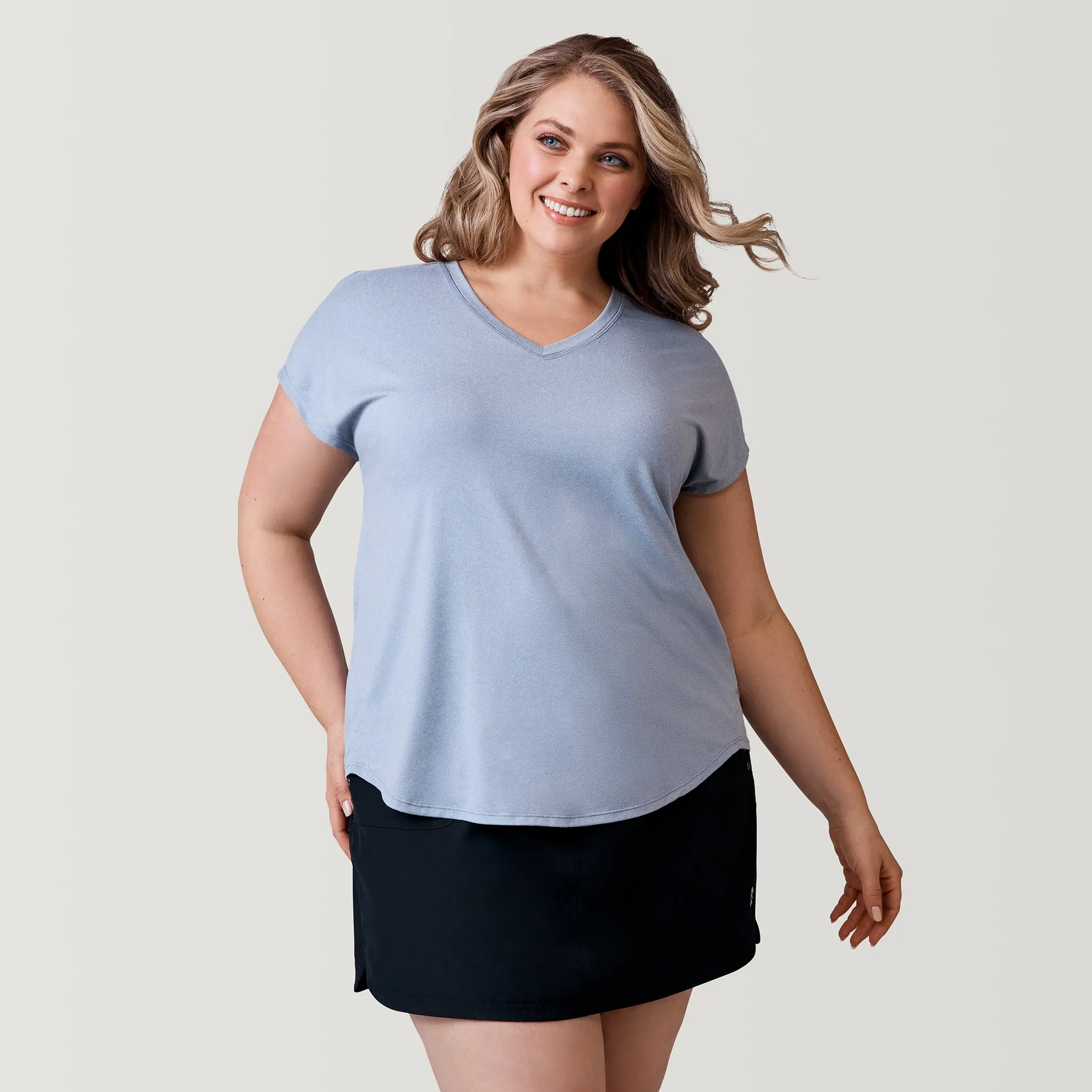 Women's Plus Size Microtech Chill B Cool Tee