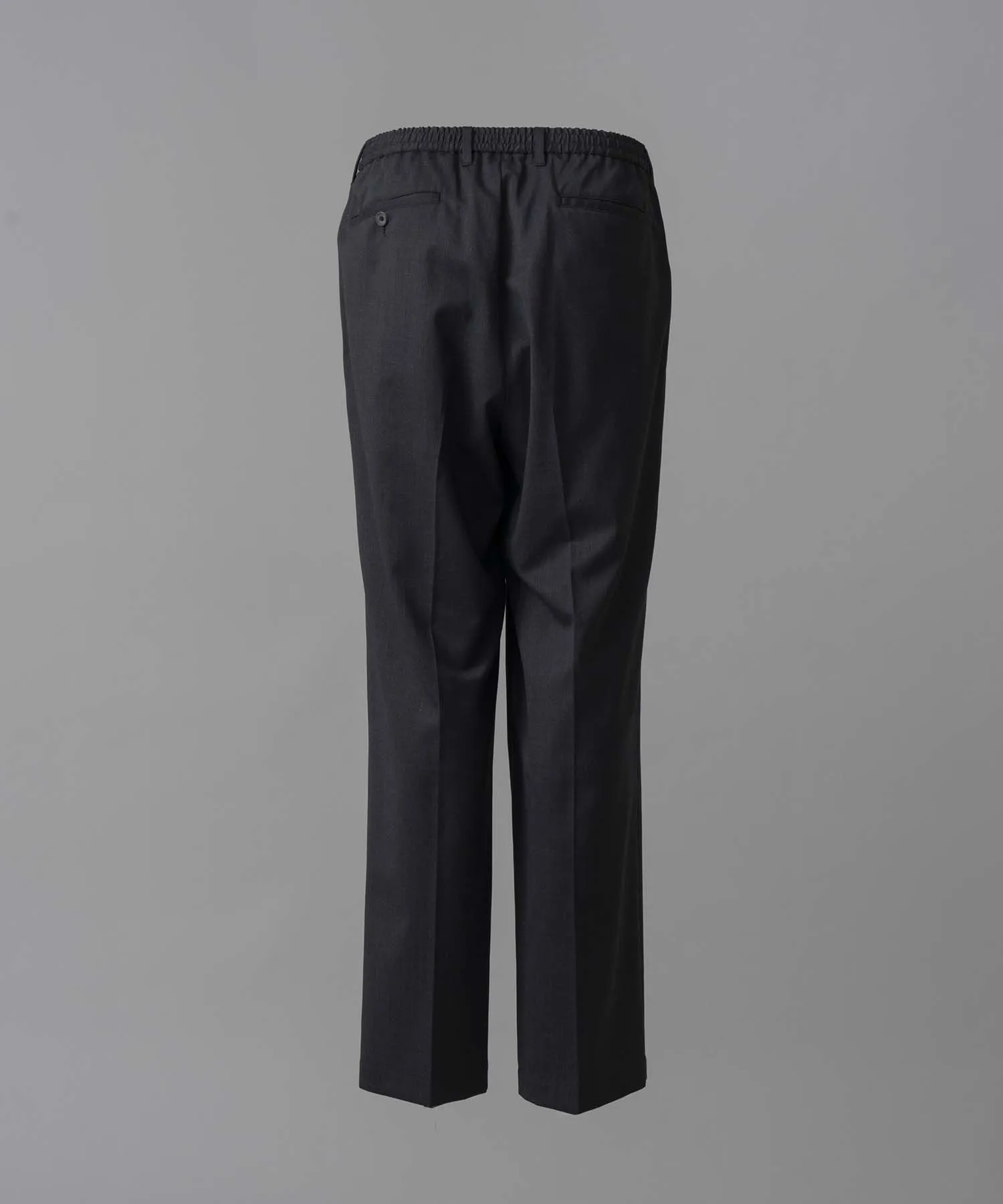 Premium Wool Mix One-Tuck Wide-Leg Pants